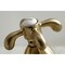 Kingston Brass KS1977TX 8" Widespread Bathroom Faucet, Brushed Brass KS1977TX - alternate 3